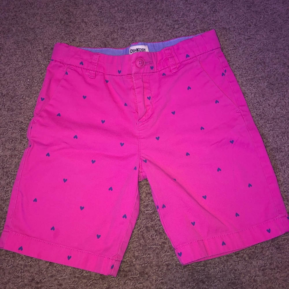Oshkosh genuine B’gosh pink shorts girl size 7